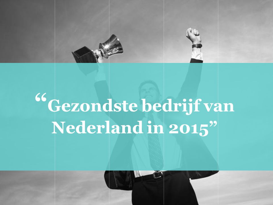 Gezondste bedrijf van Nederland in 2015