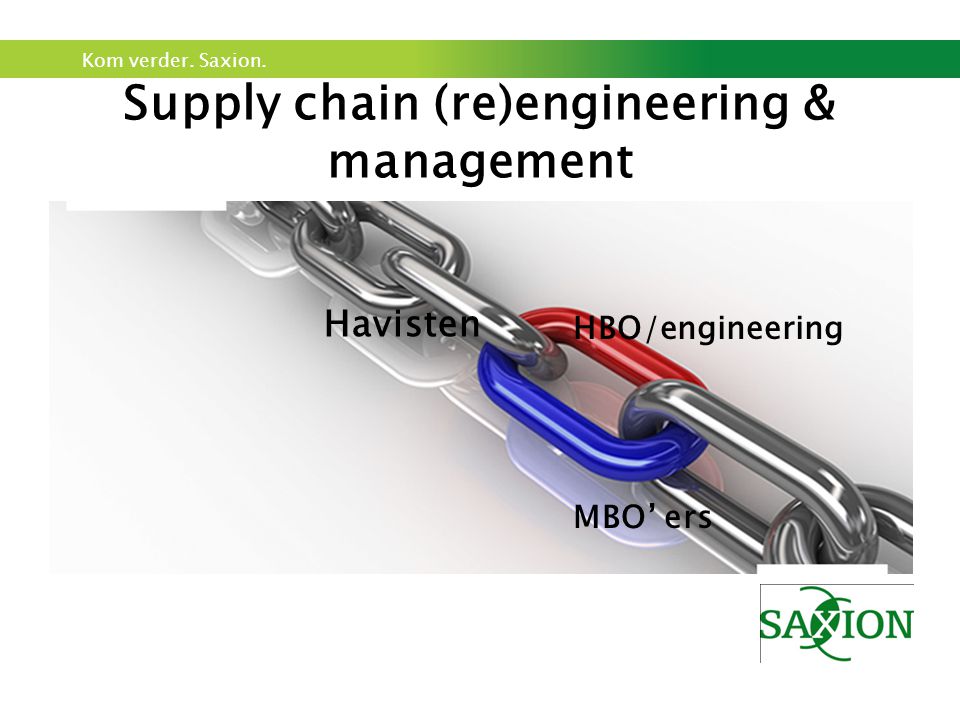 Supply chain (re)engineering & management