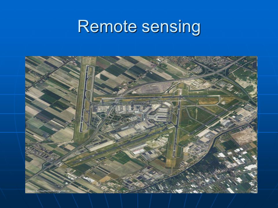 Remote sensing