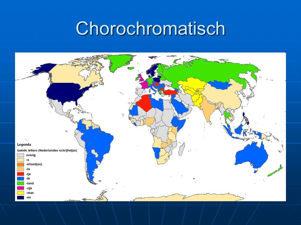 Chorochromatisch