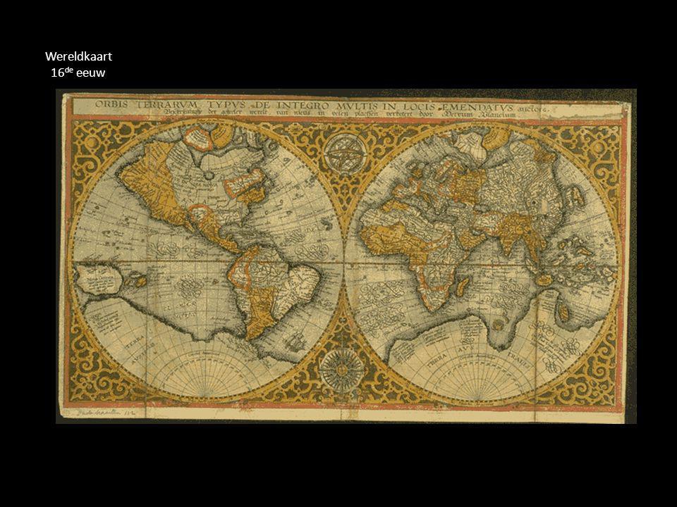 Wereldkaart 16de eeuw
