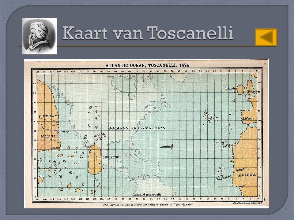 Kaart van Toscanelli
