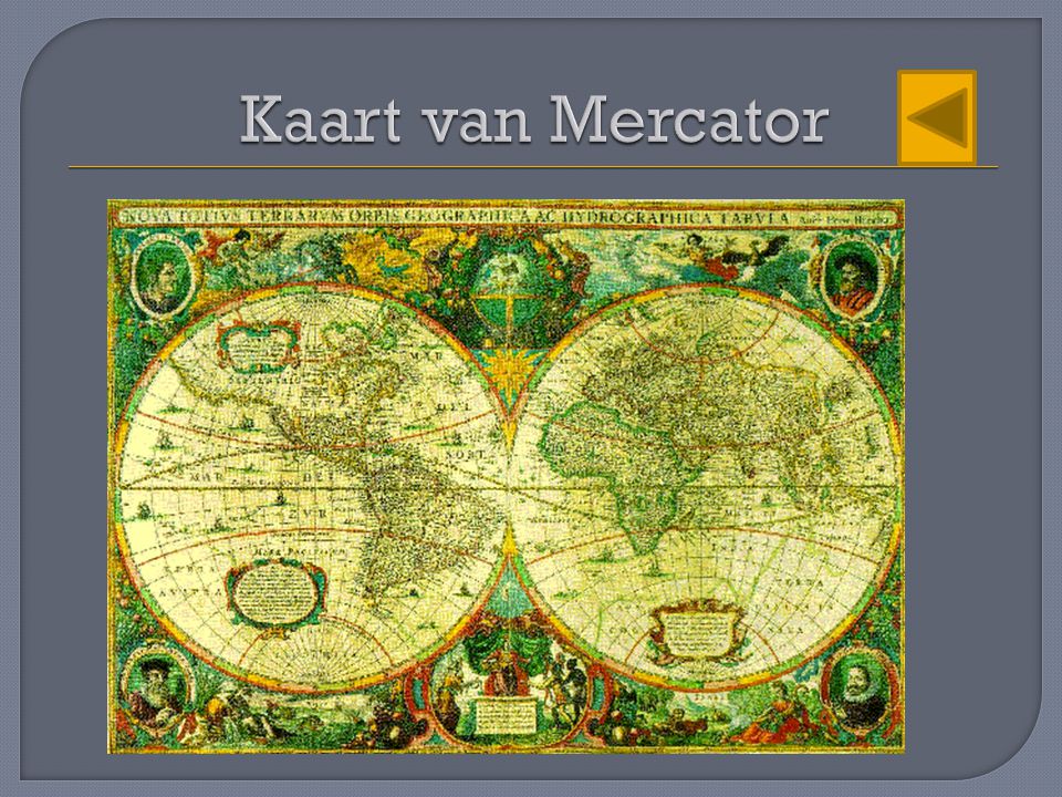 Kaart van Mercator