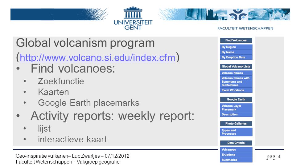 Global volcanism program (
