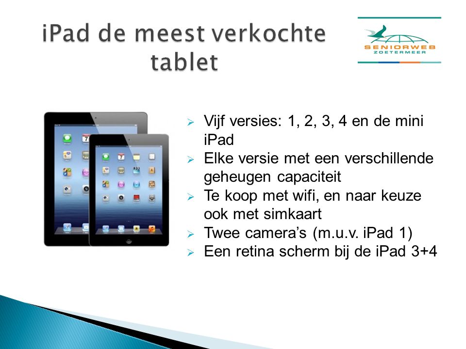 iPad de meest verkochte tablet
