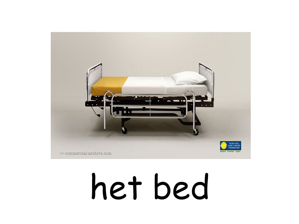 het bed