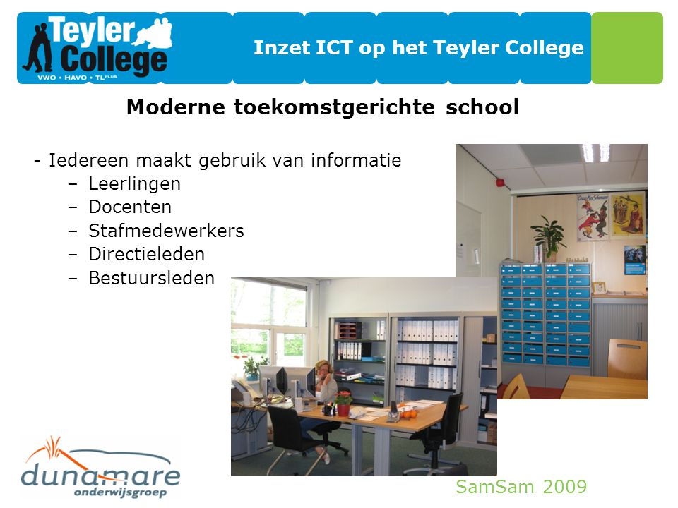 Inzet ICT op het Teyler College
