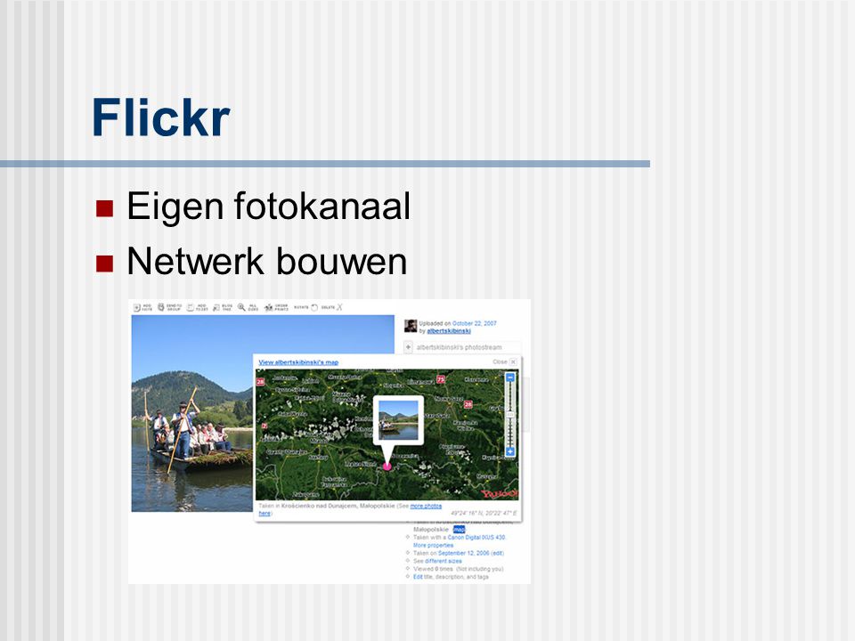 Flickr Eigen fotokanaal Netwerk bouwen
