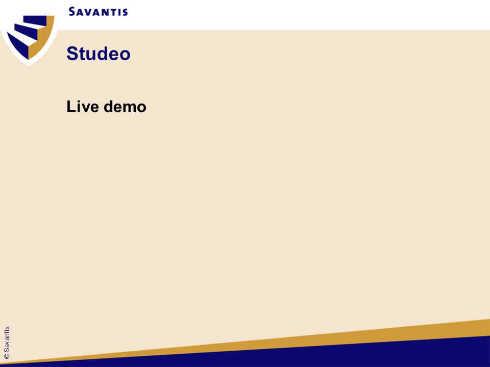 Studeo Live demo
