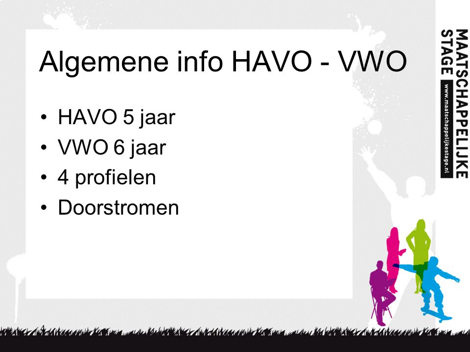 Algemene info HAVO - VWO