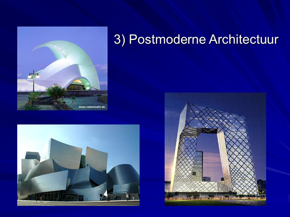 3) Postmoderne Architectuur