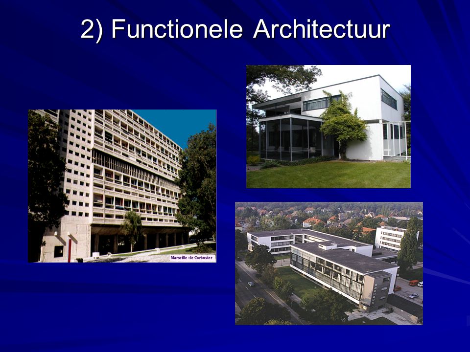 2) Functionele Architectuur
