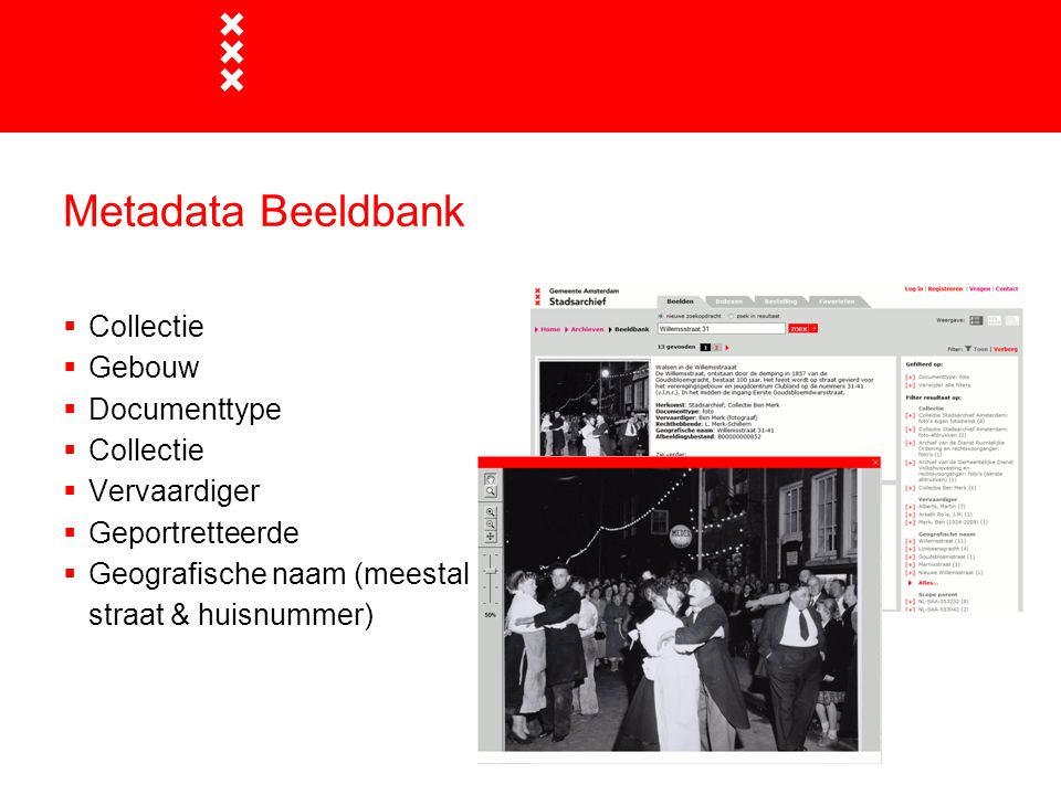 Metadata Beeldbank Collectie Gebouw Documenttype Vervaardiger
