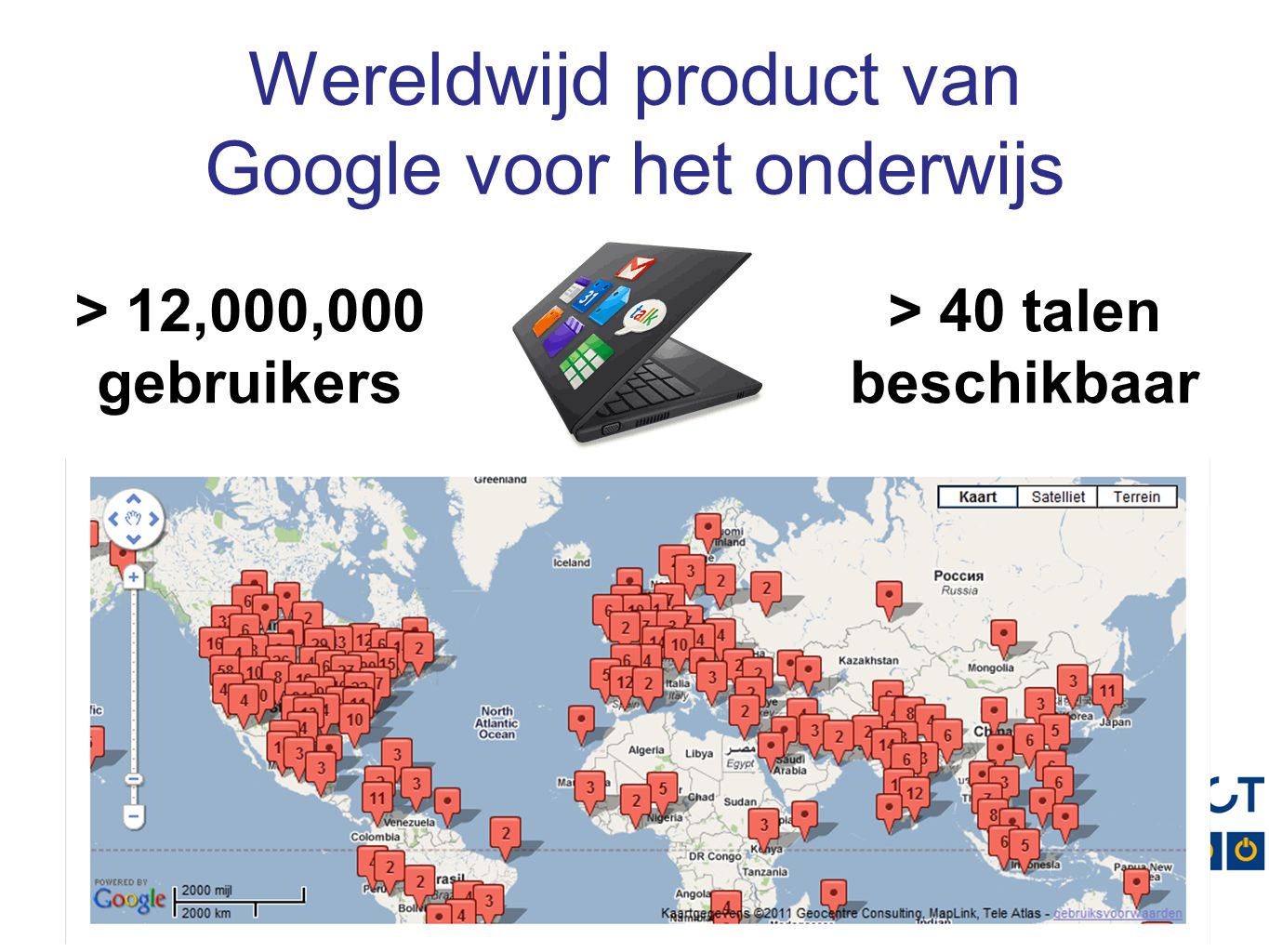 Wereldwijd product van Google voor het onderwijs