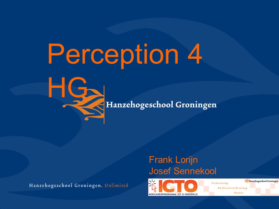 Perception 4 HG Frank Lorijn Josef Sennekool