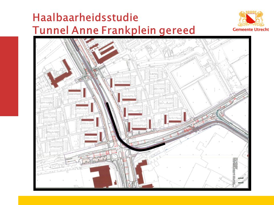 Haalbaarheidsstudie Tunnel Anne Frankplein gereed