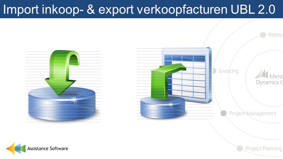 Import inkoop- & export verkoopfacturen UBL 2.0