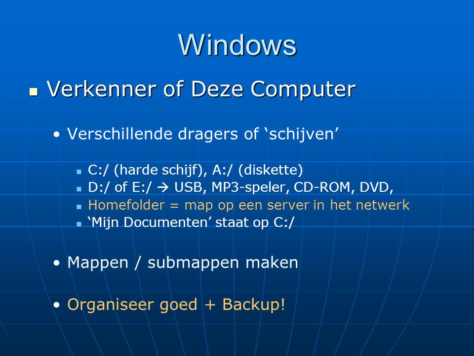 Windows Verkenner of Deze Computer Verschillende dragers of ‘schijven’