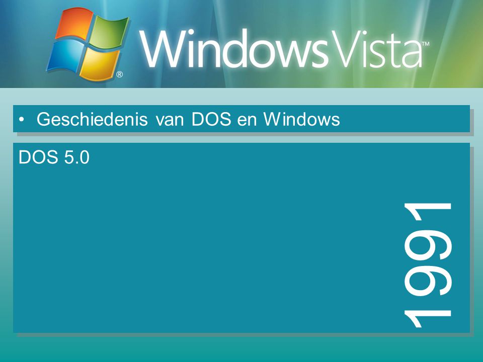 Geschiedenis van DOS en Windows
