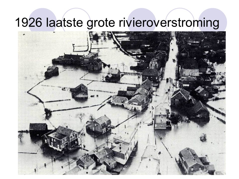 1926 laatste grote rivieroverstroming
