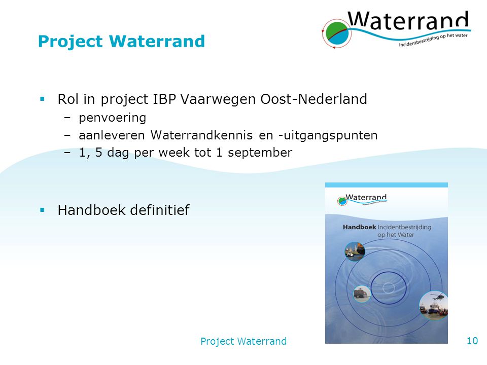 Presentatie Waterrand
