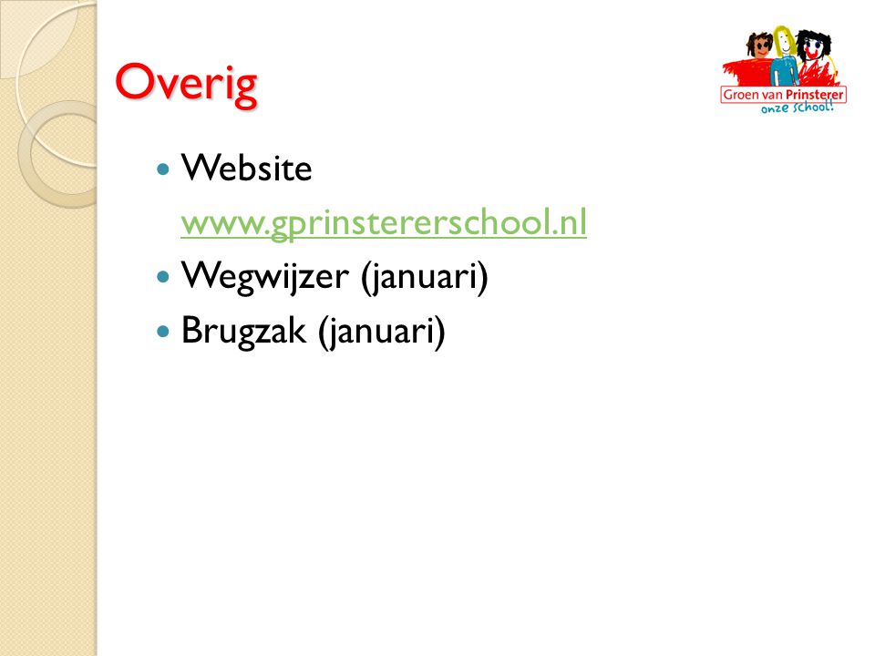 Overig Website   Wegwijzer (januari)