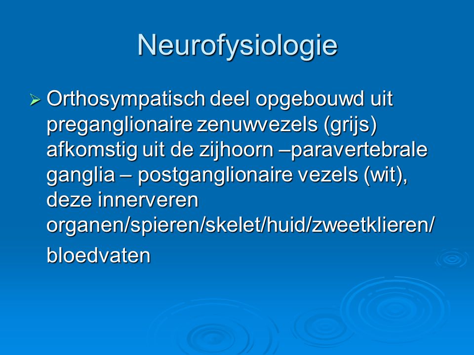 Neurofysiologie