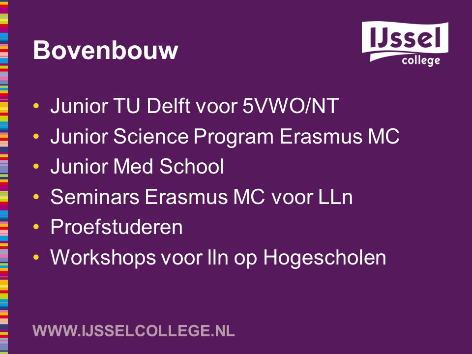 Bovenbouw Junior TU Delft voor 5VWO/NT