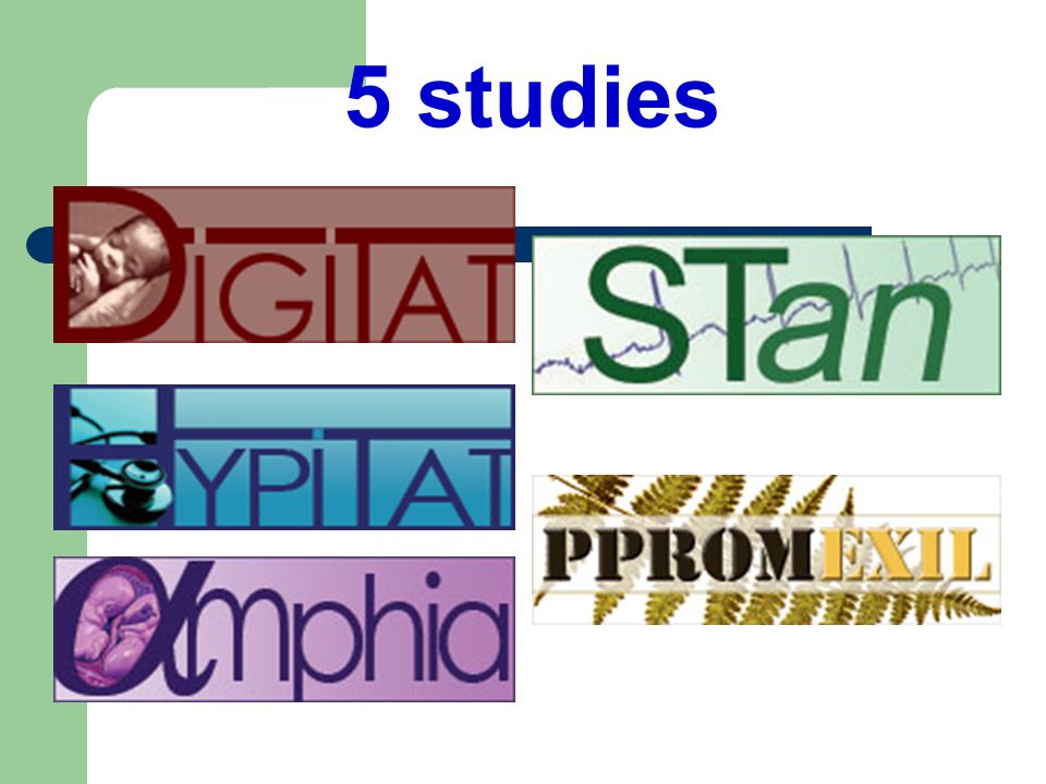 5 studies