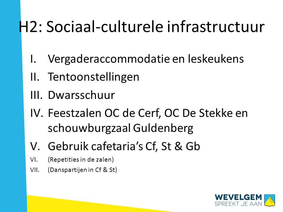 H2: Sociaal-culturele infrastructuur