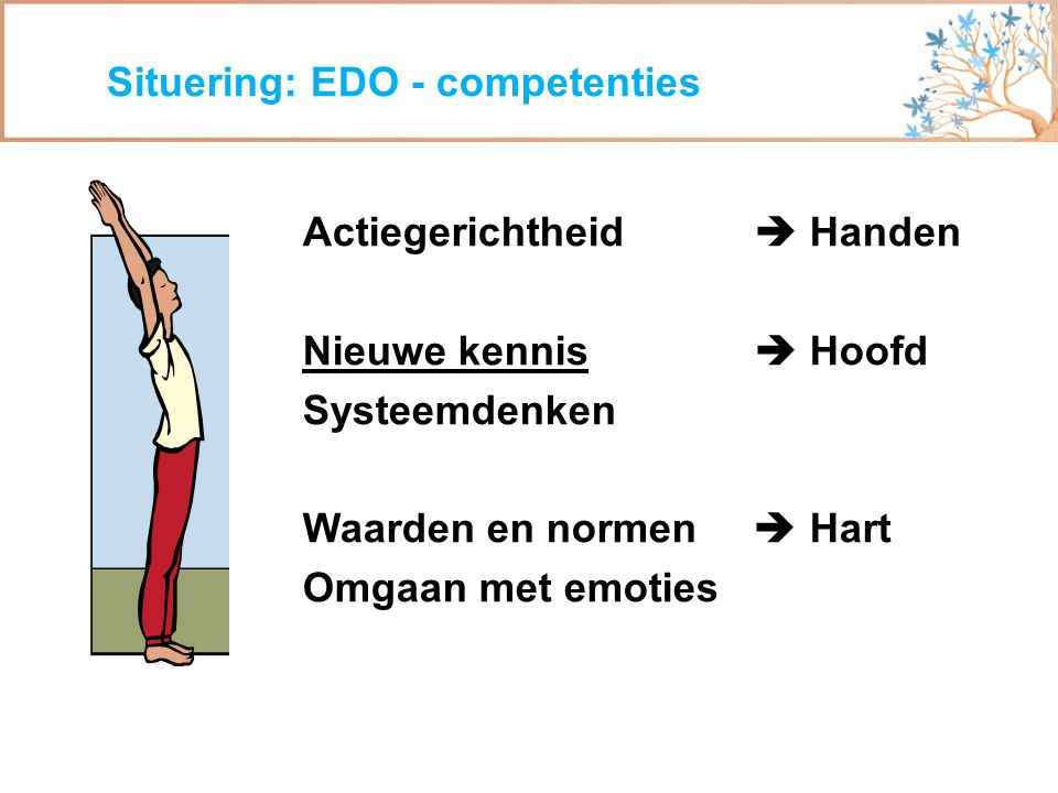 Situering: EDO - competenties