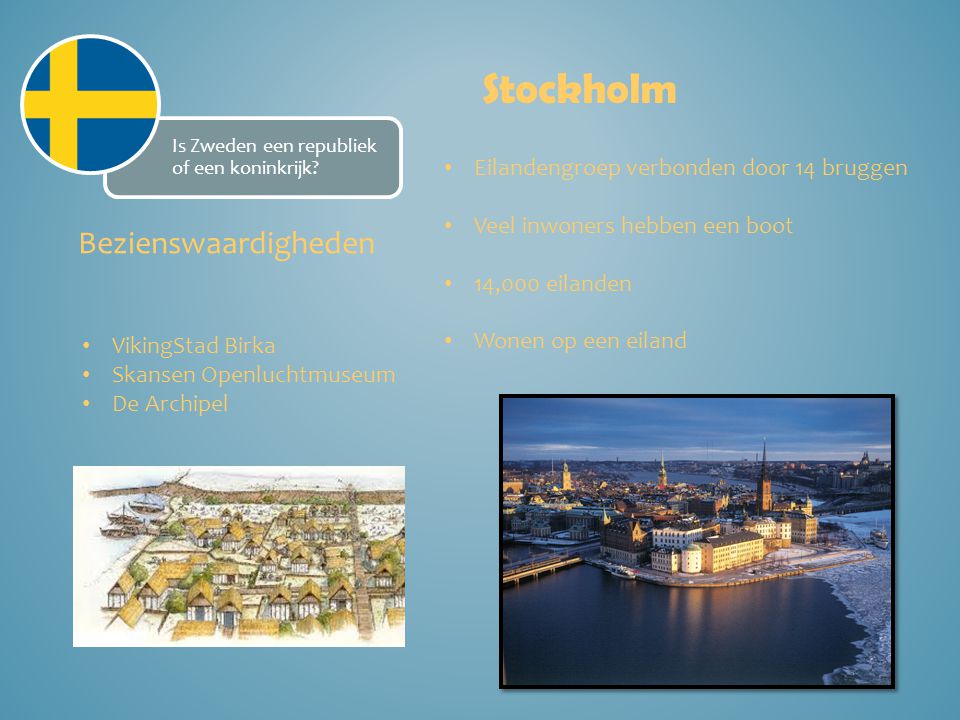 Stockholm Bezienswaardigheden Eilandengroep verbonden door 14 bruggen
