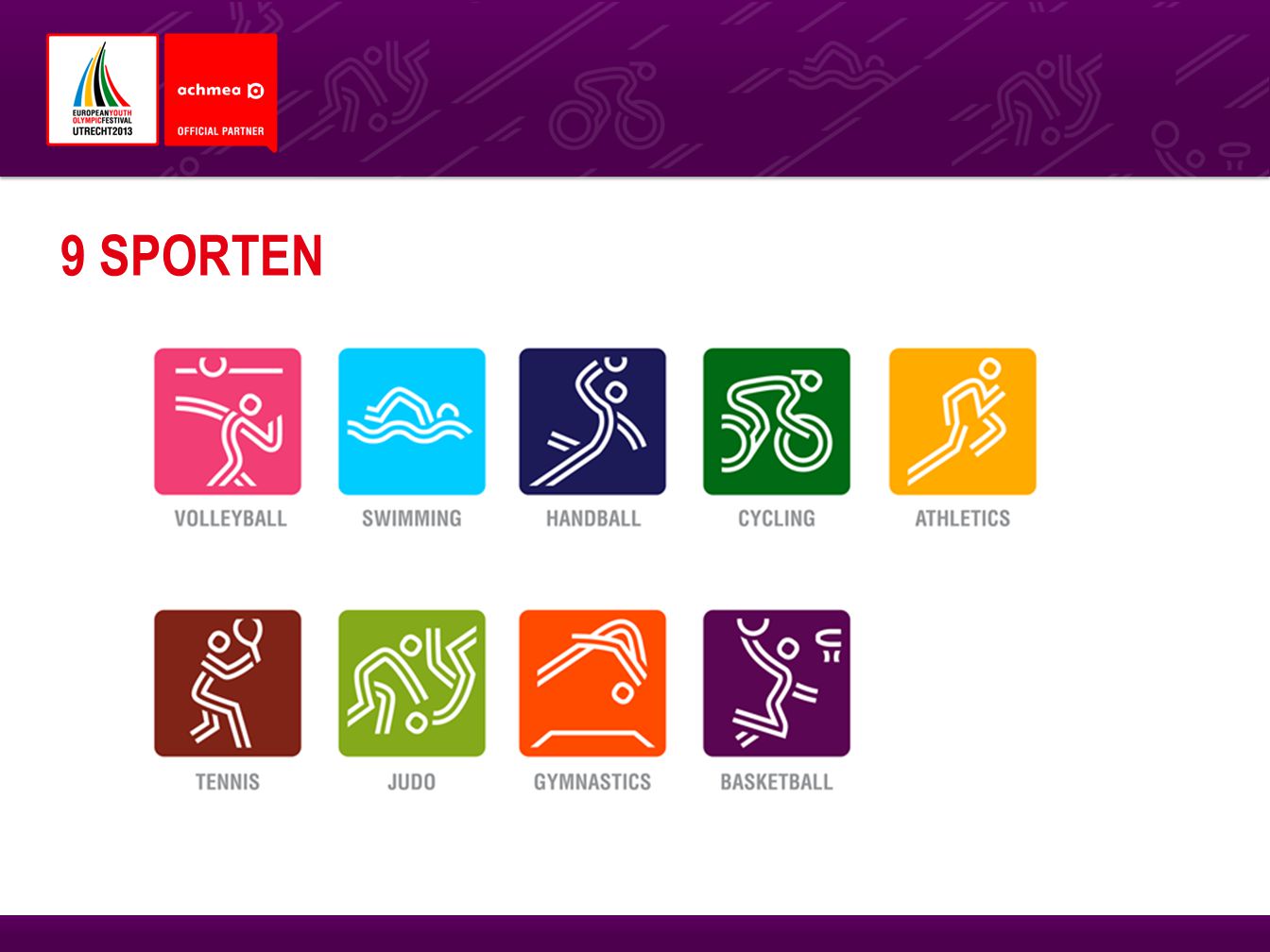 9 sporten UTRECHT2013.COM