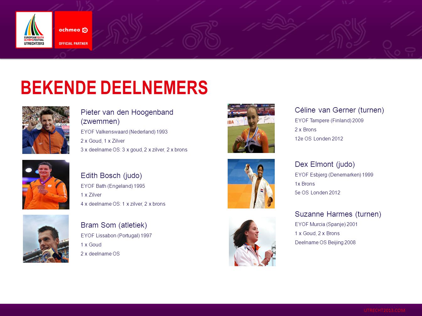 BEKENDE DEELNEMERS Céline van Gerner (turnen)