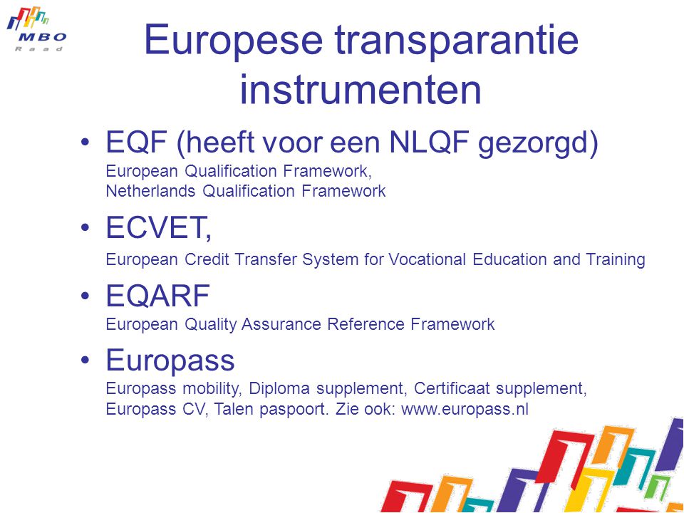 Europese transparantie instrumenten