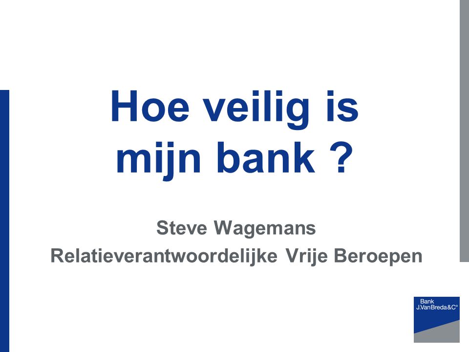 Steve Wagemans Relatieverantwoordelijke Vrije Beroepen