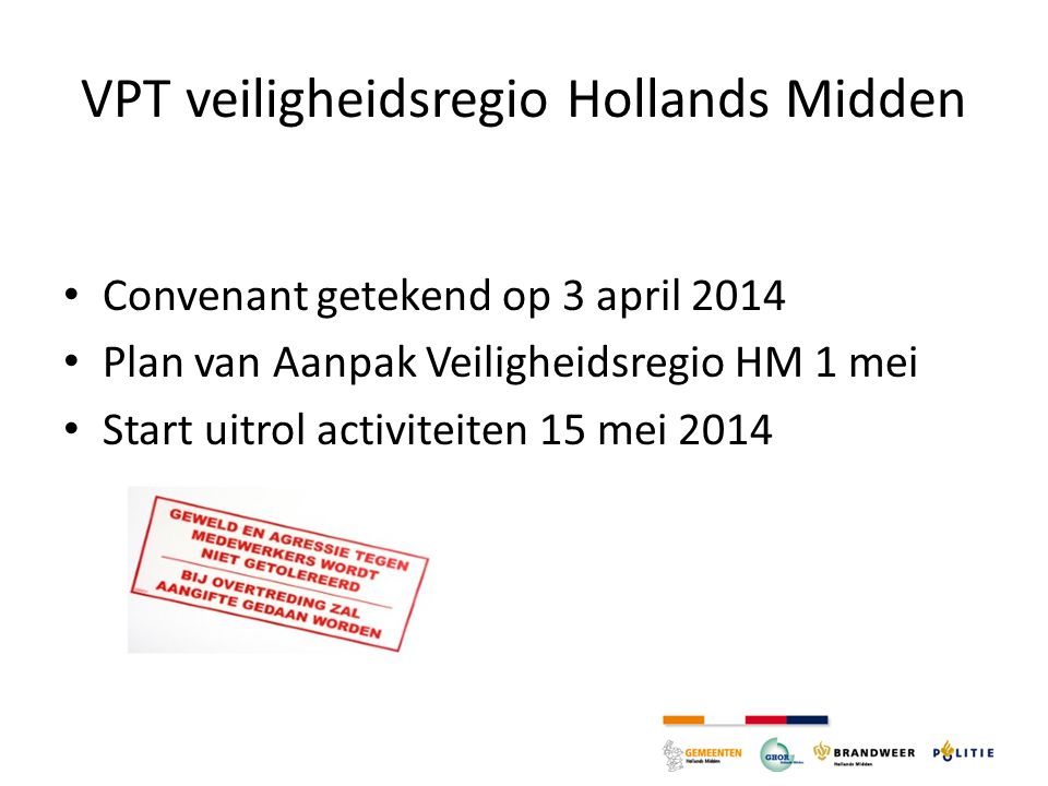 VPT veiligheidsregio Hollands Midden
