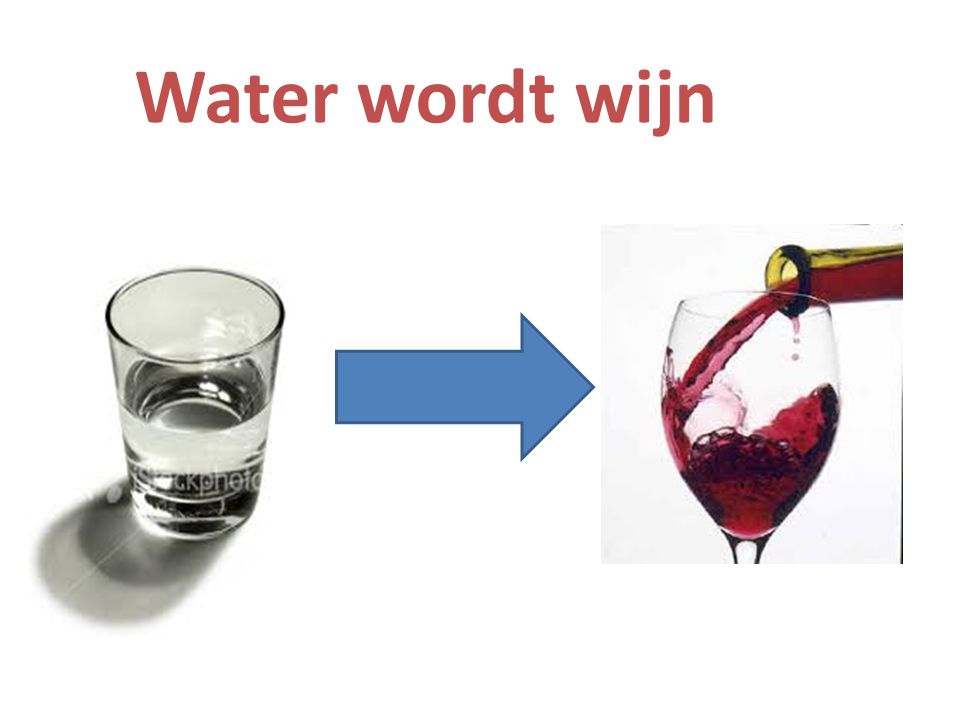 Water wordt wijn