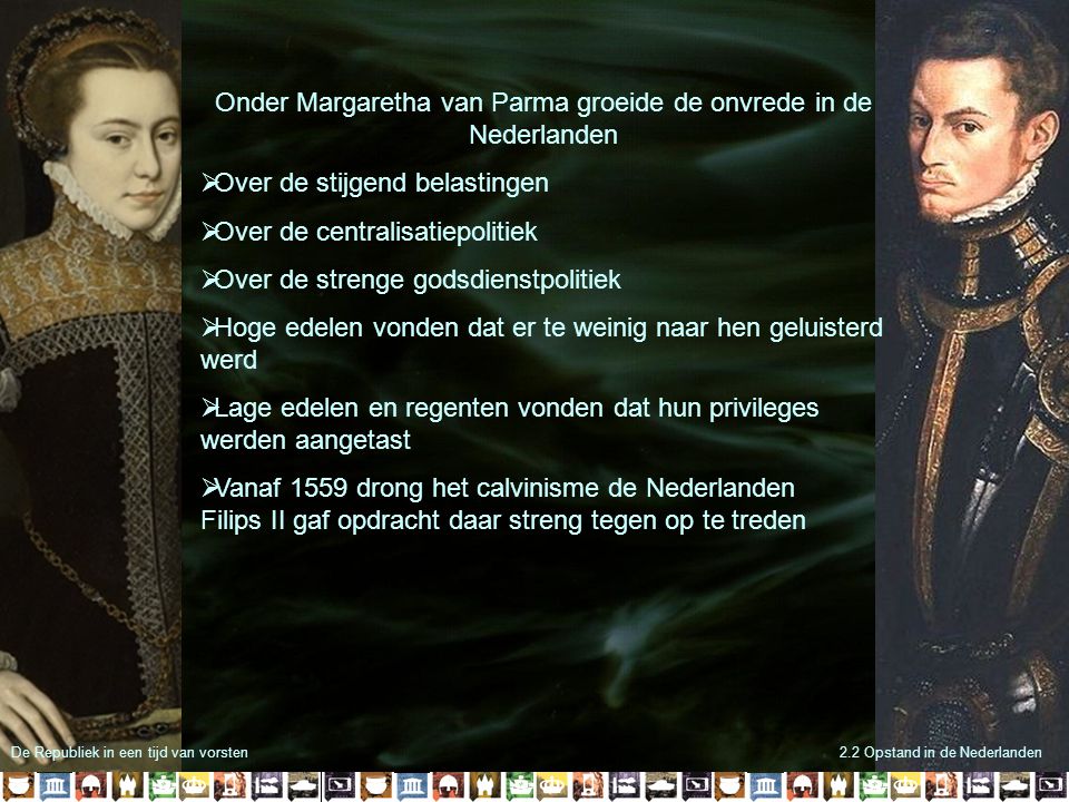 Onder Margaretha van Parma groeide de onvrede in de Nederlanden