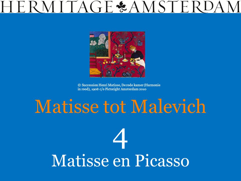4 Matisse tot Malevich Matisse en Picasso