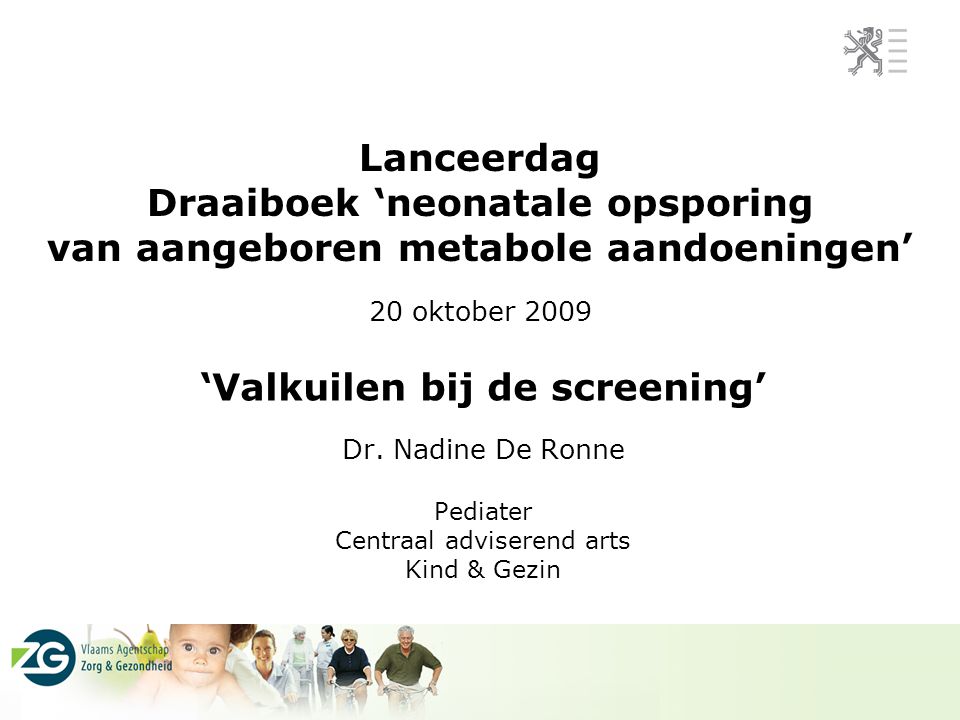 ‘Valkuilen bij de screening’ Dr. Nadine De Ronne