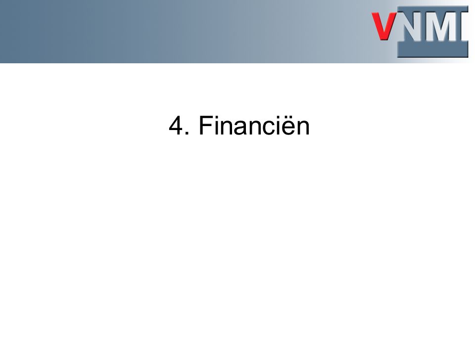 4. Financiën