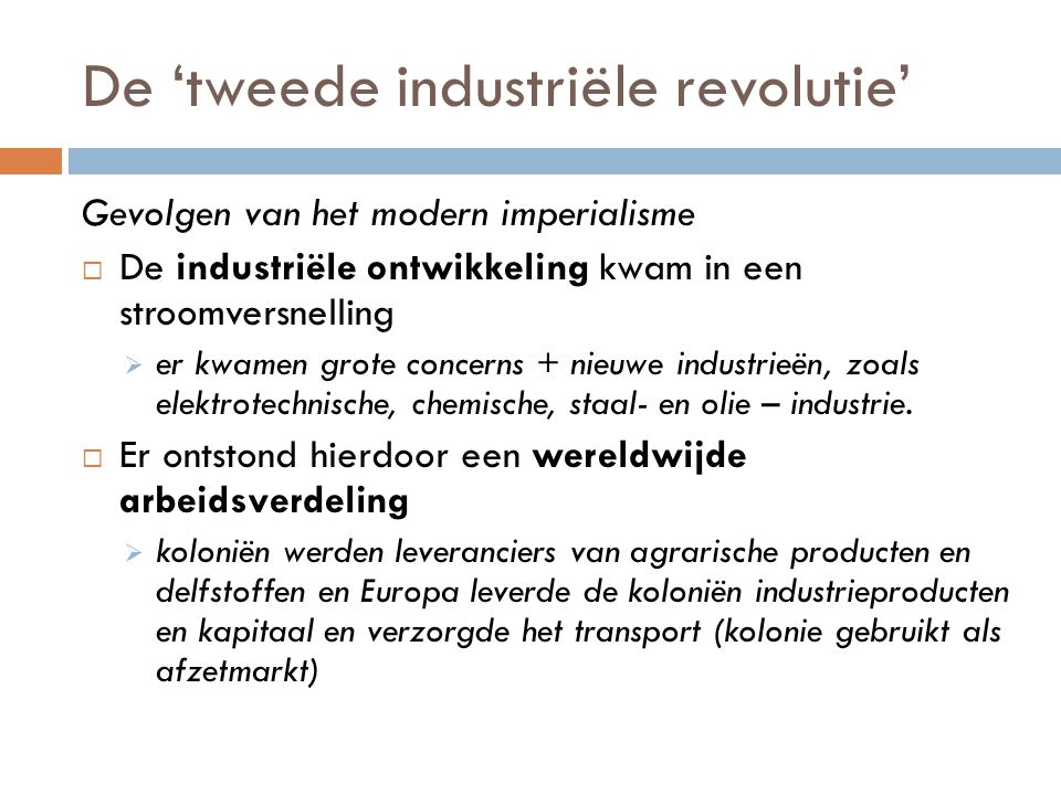 De ‘tweede industriële revolutie’