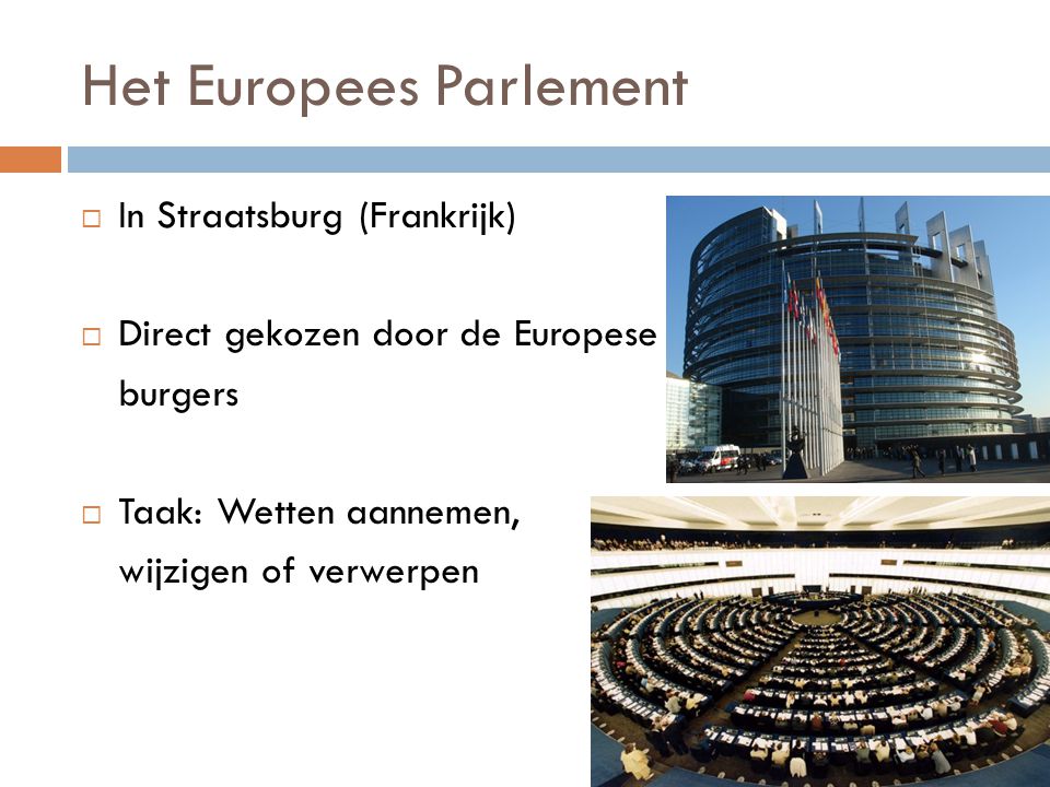 Het Europees Parlement