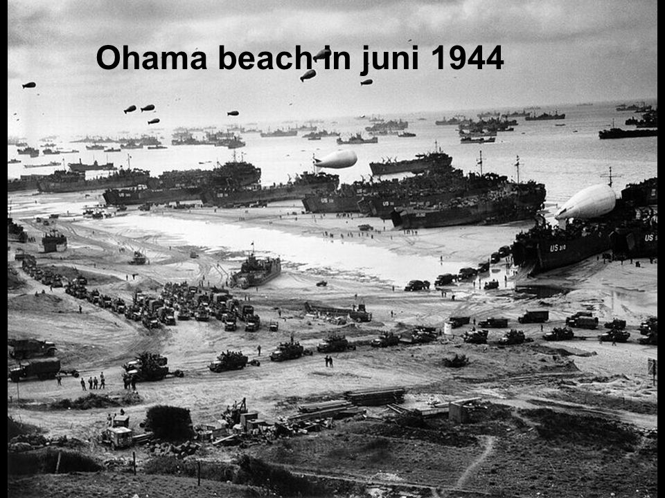 Ohama beach in juni 1944