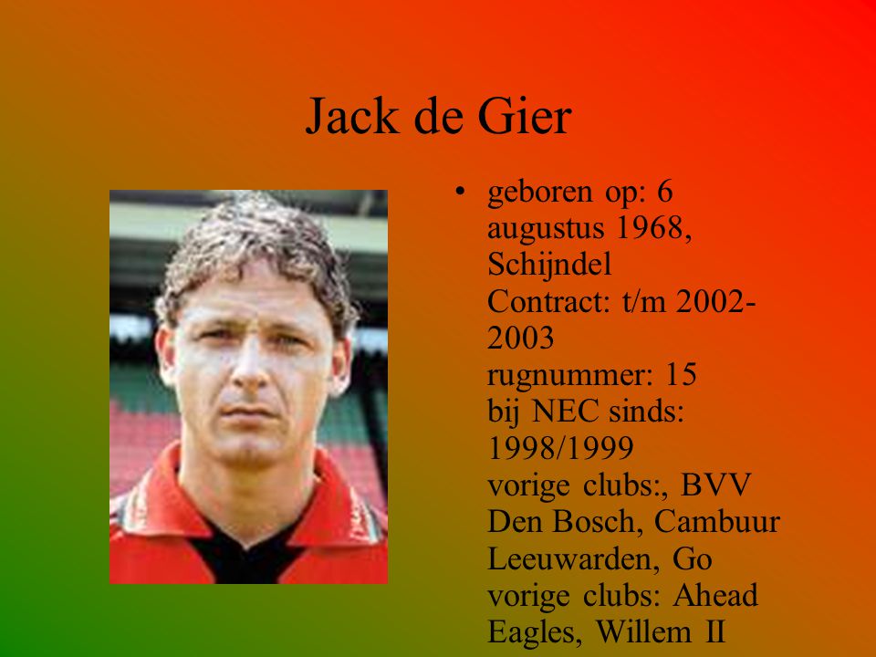 Jack de Gier