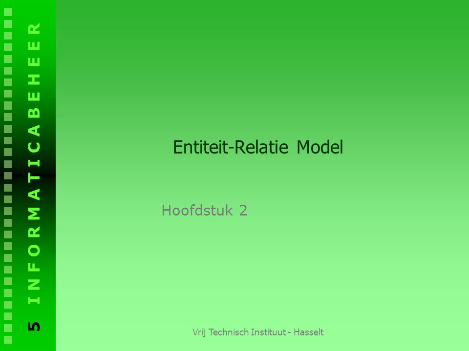 Entiteit-Relatie Model