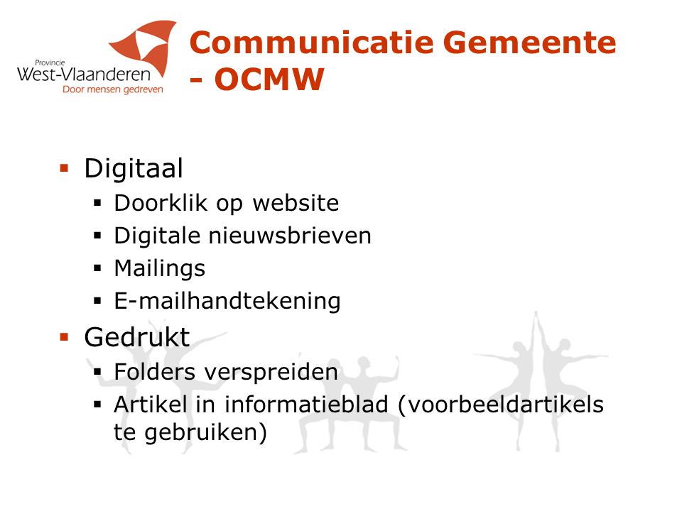 Communicatie Gemeente - OCMW
