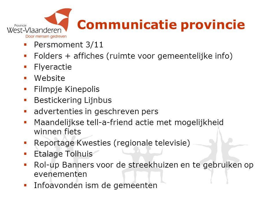 Communicatie provincie