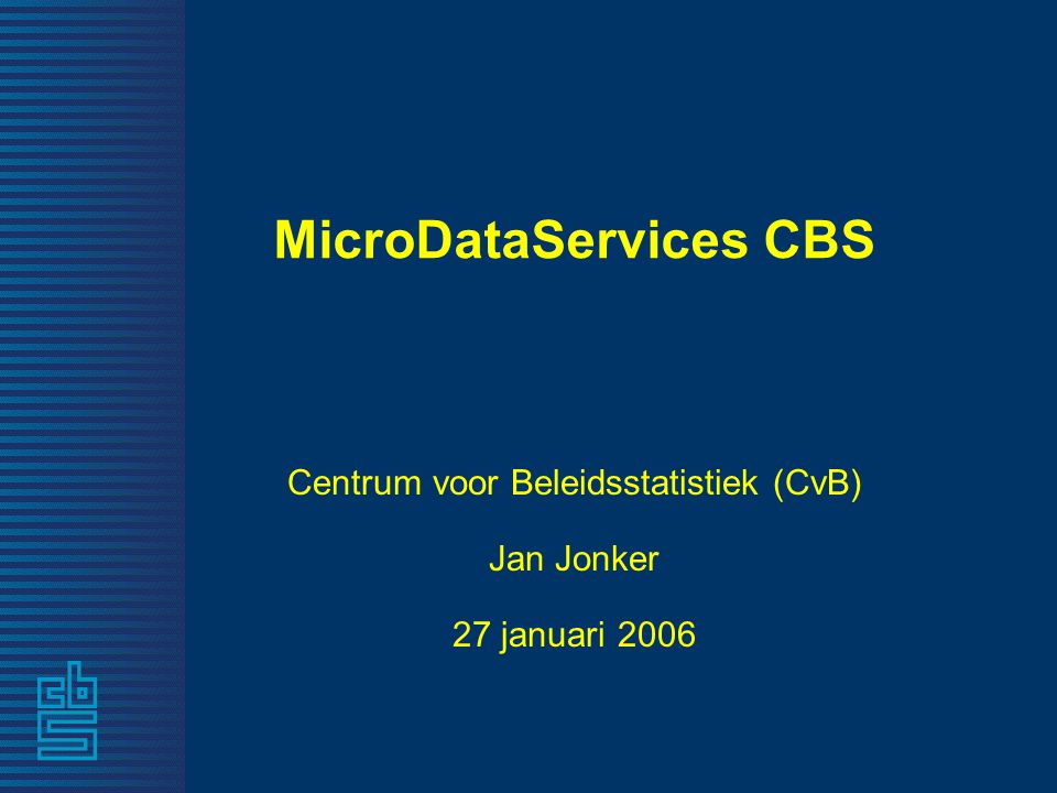 MicroDataServices CBS